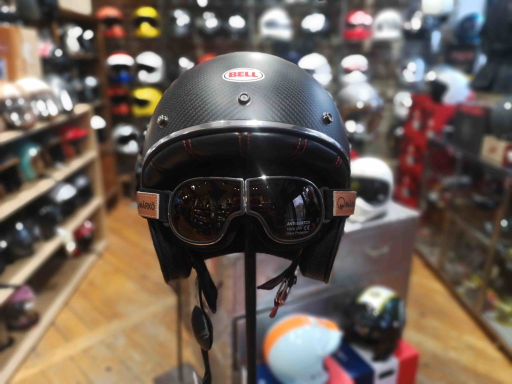 casque moto esprit vintage
